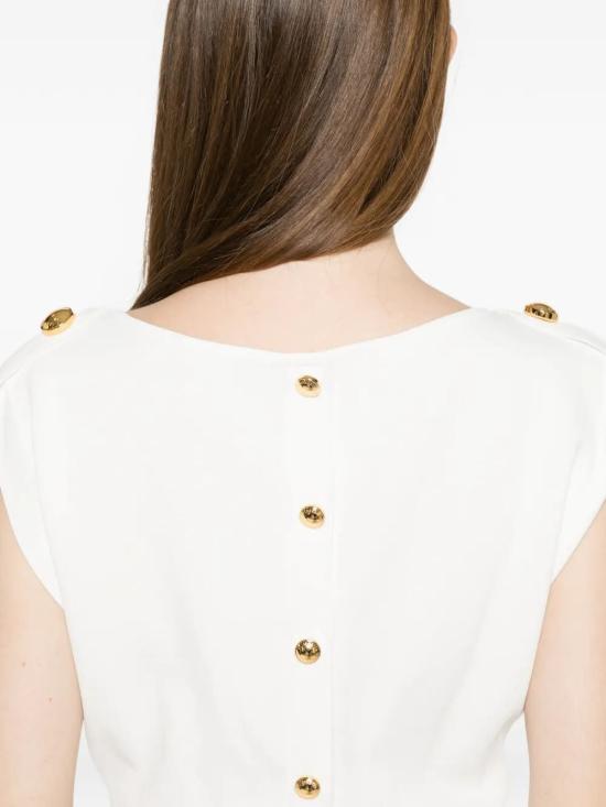 26SS 엘리자베타프랜치 미디 원피스 AM30B6E2 WHITE - ELISABETTA FRANCHI