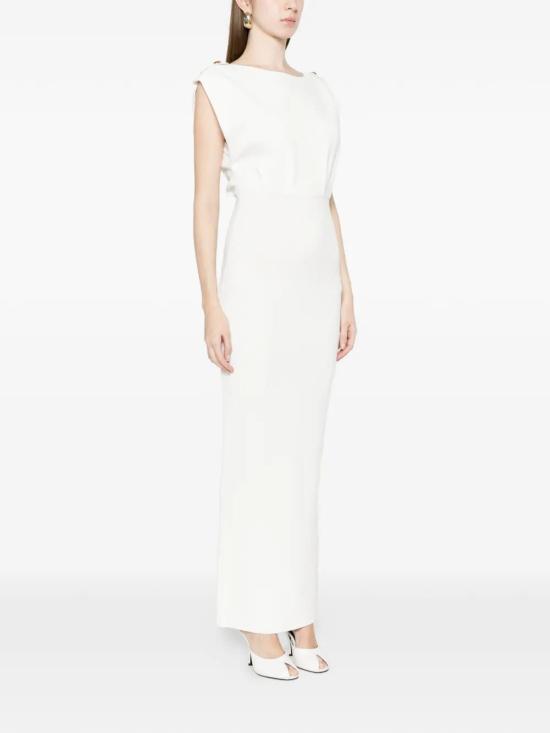 26SS 엘리자베타프랜치 미디 원피스 AM30B6E2 WHITE - ELISABETTA FRANCHI