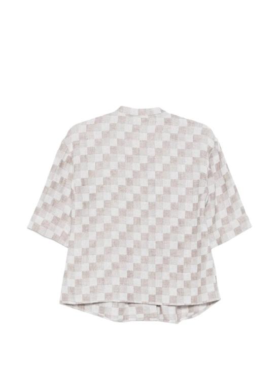 26SS 엠포리오 아르마니 반팔 티셔츠 EW003347AF22444F1180 BROWN - EMPORIO ARMANI