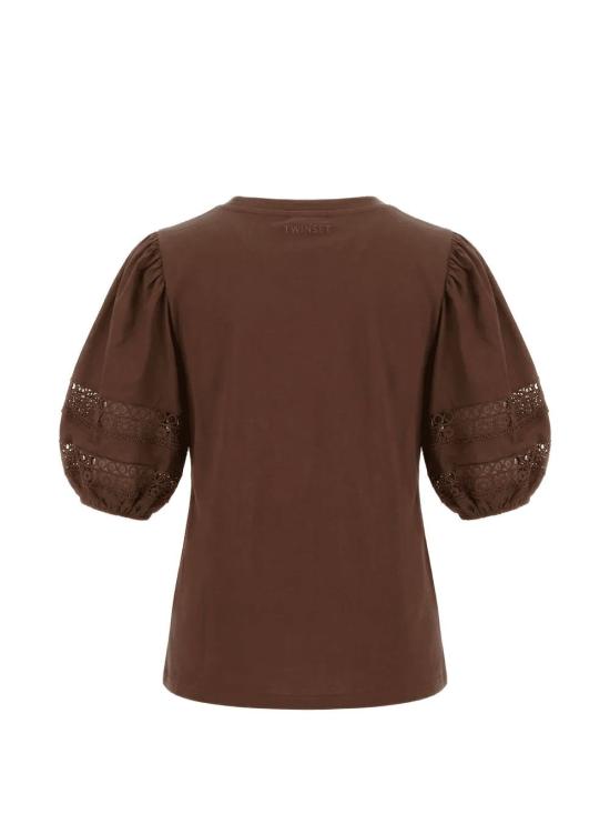26SS 트윈셋 반팔 티셔츠 261TT2260 BROWN - TWINSET