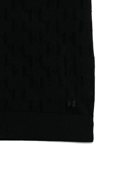 26SS 칼라거펠트 반팔 티셔츠 655005562301990 BLACK - KARL LAGERFELD