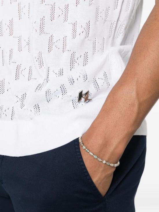 26SS 칼라거펠트 반팔 티셔츠 65500456230110 WHITE - KARL LAGERFELD