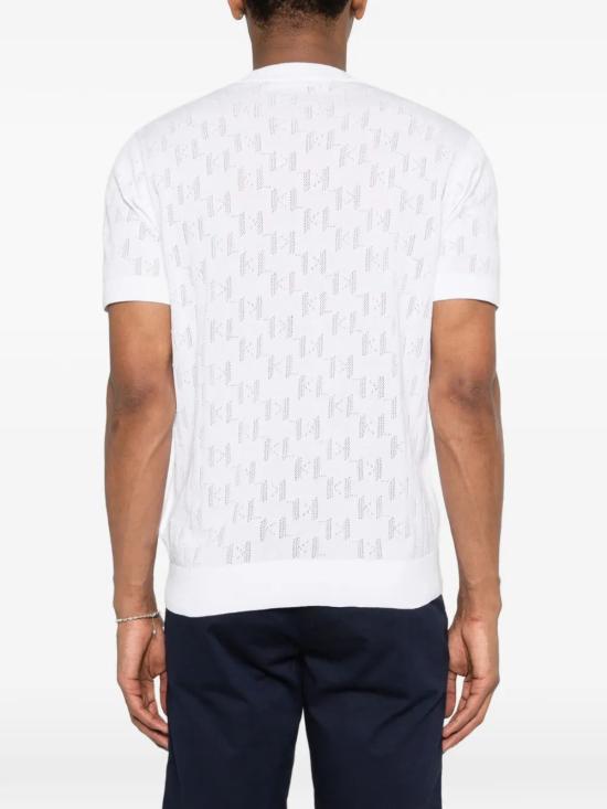 26SS 칼라거펠트 반팔 티셔츠 65500456230110 WHITE - KARL LAGERFELD