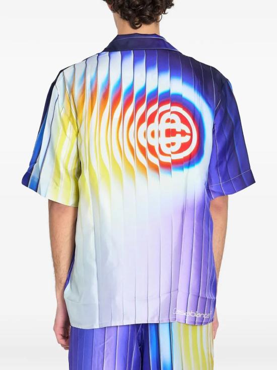 26SS 카사블랑카 긴팔 셔츠 SS26SH00307 BLUE - CASABLANCA