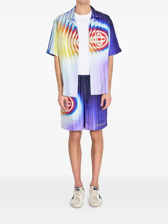 26SS 카사블랑카 긴팔 셔츠 SS26SH00307 BLUE - CASABLANCA