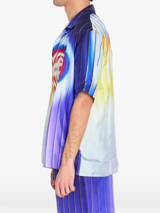 26SS 카사블랑카 긴팔 셔츠 SS26SH00307 BLUE - CASABLANCA