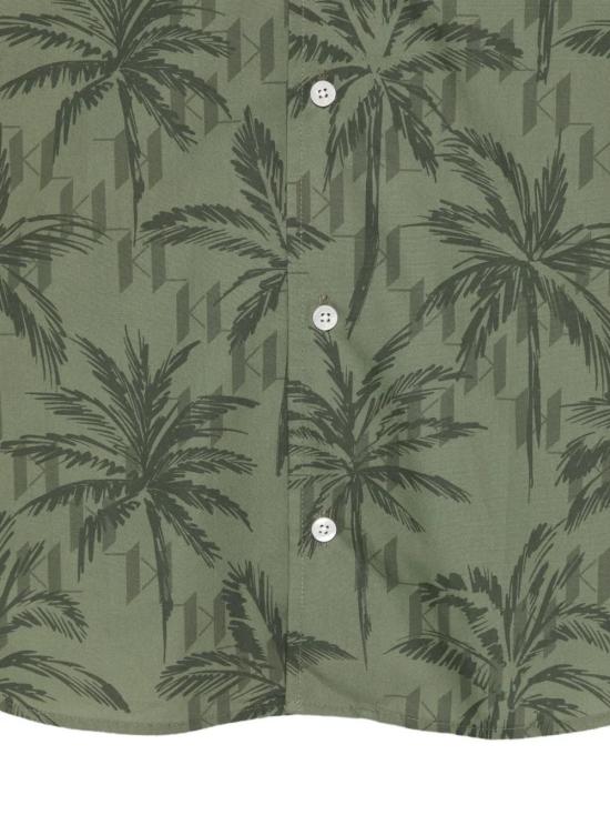 26SS 칼라거펠트 긴팔 셔츠 605521562625550 GREEN - KARL LAGERFELD