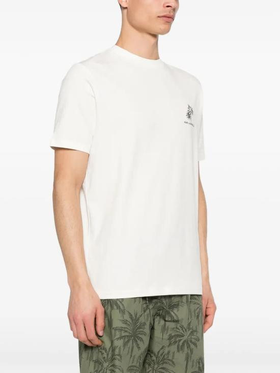 26SS 칼라거펠트 반팔 티셔츠 75504156222180 WHITE - KARL LAGERFELD