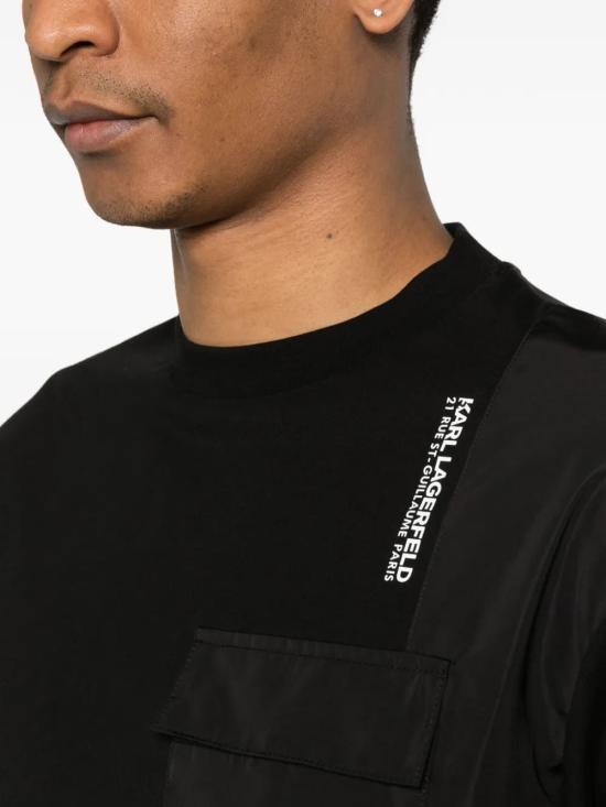 26SS 칼라거펠트 반팔 티셔츠 755141561225990 BLACK - KARL LAGERFELD