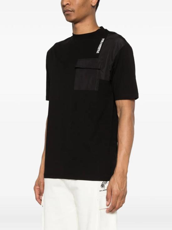 26SS 칼라거펠트 반팔 티셔츠 755141561225990 BLACK - KARL LAGERFELD