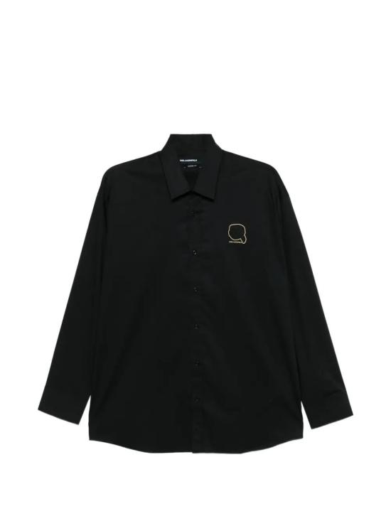 26SS 칼라거펠트 긴팔 셔츠 605916561600990 BLACK