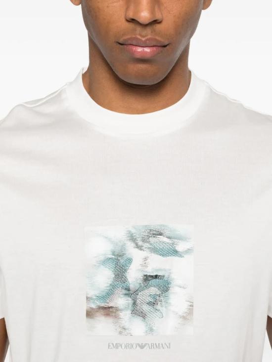 26SS 엠포리오 아르마니 반팔 티셔츠 EM005272AF10017U003 WHITE - EMPORIO ARMANI
