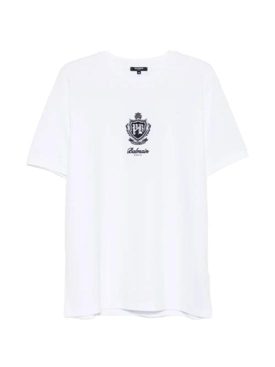 26SS 발망 반팔 티셔츠 268BWM3M18501100 WHITE