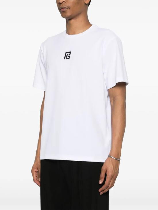 26SS 발망 반팔 티셔츠 268BWM3M18601100 WHITE - BALMAIN