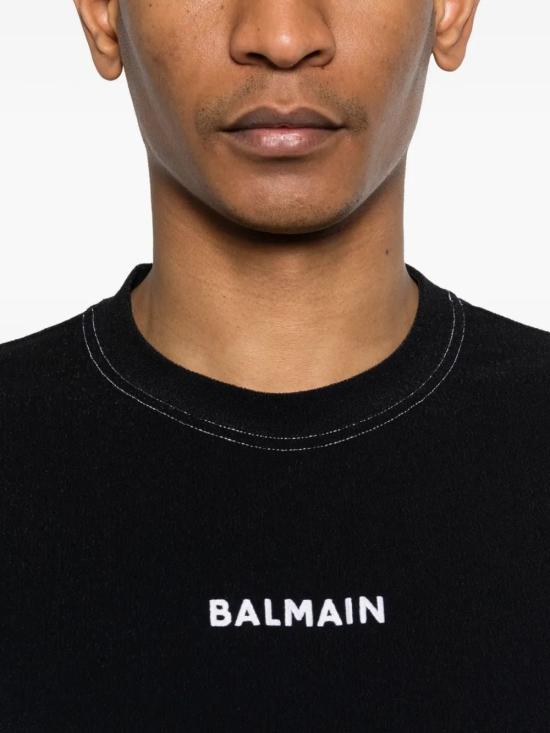 26SS 발망 반팔 티셔츠 268BWM3M18301001 BLACK - BALMAIN