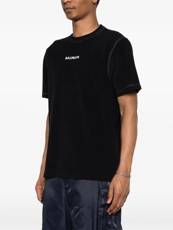 26SS 발망 반팔 티셔츠 268BWM3M18301001 BLACK - BALMAIN