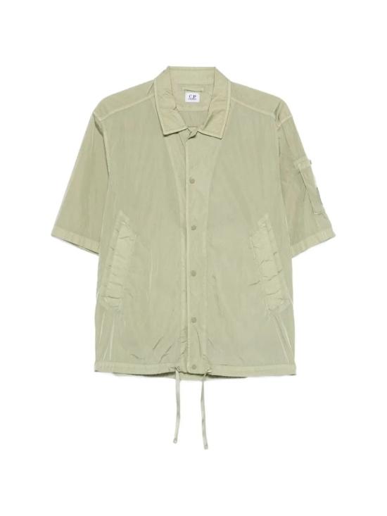 26SS 씨피 컴퍼니 크롬-R 숏슬리브 렌즈 오버셔츠 20CMOS009A005904G610 GREEN