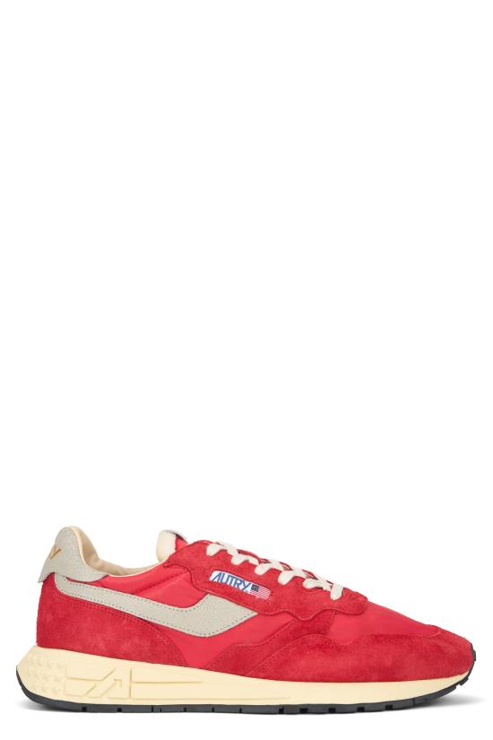 25SS 오트리 릴윈드 로우 나일론 스웨이드 스니커즈 WWLMNC06K NC06 red