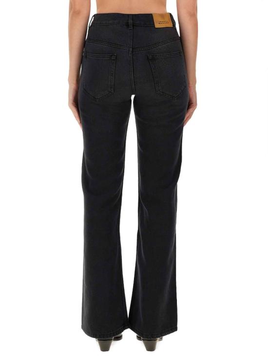  이자벨마랑 스트레이트 팬츠 PA0002FD B1H07I02FK BLACK - ISABEL MARANT