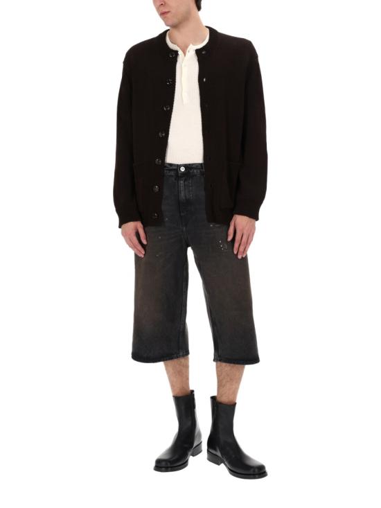 26SS 아워레가시 카프리 컷 네뷸라 워시드 버뮤더 쇼츠 M2265CN NEBULAWASH GREEN - OUR LEGACY