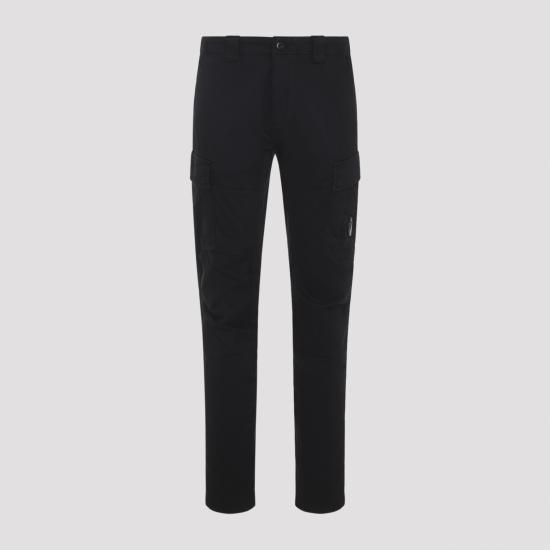 26SS 씨피 컴퍼니 스트레치 새틴 카고 팬츠 RSCMPA743A 005694G999 BLACK - C.P. COMPANY