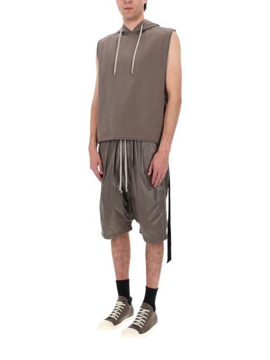 26SS 다크쉐도우 후드 티셔츠 DU01F4165 RIGP34 BROWN - DRKSHDW