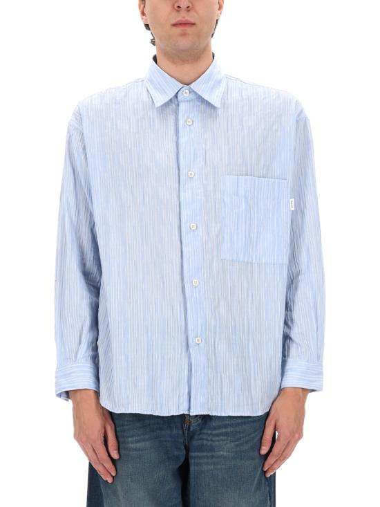 26SS 아미시 긴팔 셔츠 AMU108CQ74 XXXXC0617 AZURE - AMISH