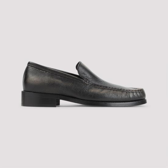 26SS 아크네 스튜디오 레더 로퍼 BD0393 AG0 BLACK - ACNE STUDIOS