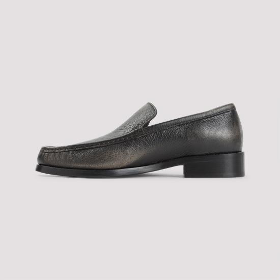 26SS 아크네 스튜디오 레더 로퍼 BD0393 AG0 BLACK - ACNE STUDIOS
