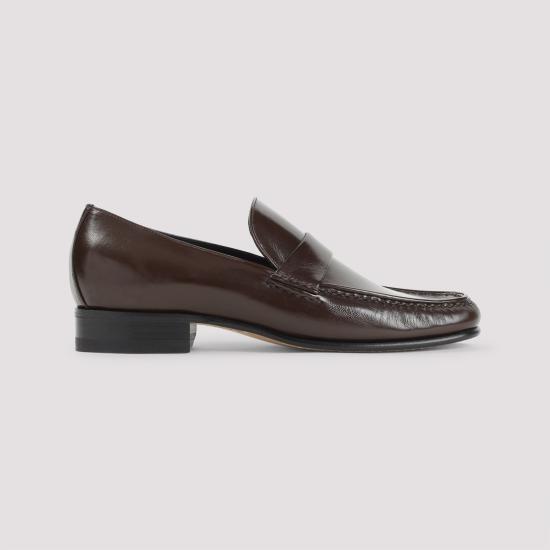 26SS 피비 파일로 맨즈 카프 레더 페니 로퍼 AS91LT0006 803CH BROWN - PHOEBE PHILO
