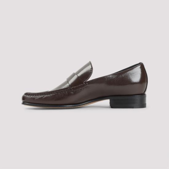 26SS 피비 파일로 맨즈 카프 레더 페니 로퍼 AS91LT0006 803CH BROWN - PHOEBE PHILO