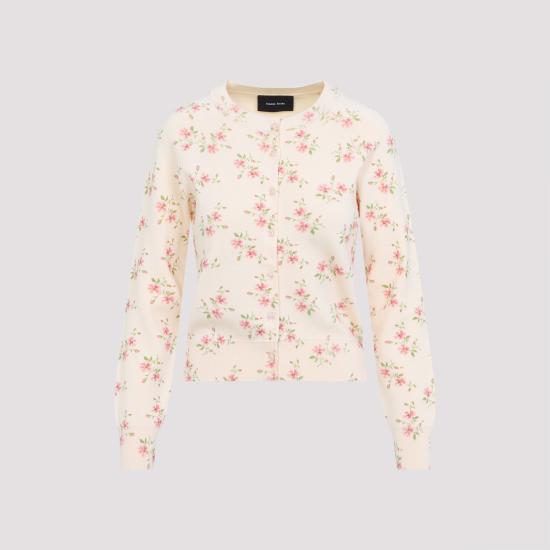 26SS 시몬로샤 스웨터 AMMK6WP0669 CREAM PINK PURPLE - SIMONE ROCHA