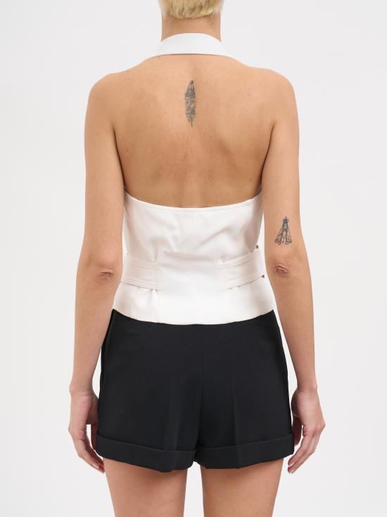 26SS 엘리자베타프랜치 민소매 티셔츠 NGL00561E2360 WHITE - ELISABETTA FRANCHI