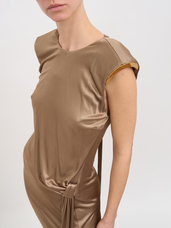 26SS 엘리자베타프랜치 미디 원피스 NABR2461E2229 BRONZE - ELISABETTA FRANCHI