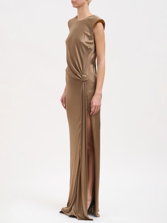26SS 엘리자베타프랜치 미디 원피스 NABR2461E2229 BRONZE - ELISABETTA FRANCHI