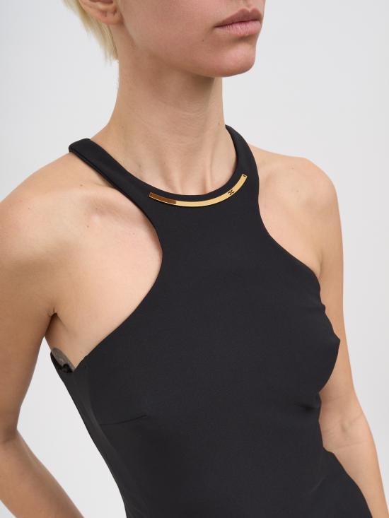 26SS 엘리자베타프랜치 미디 원피스 NAB91761E2110 BLACK - ELISABETTA FRANCHI