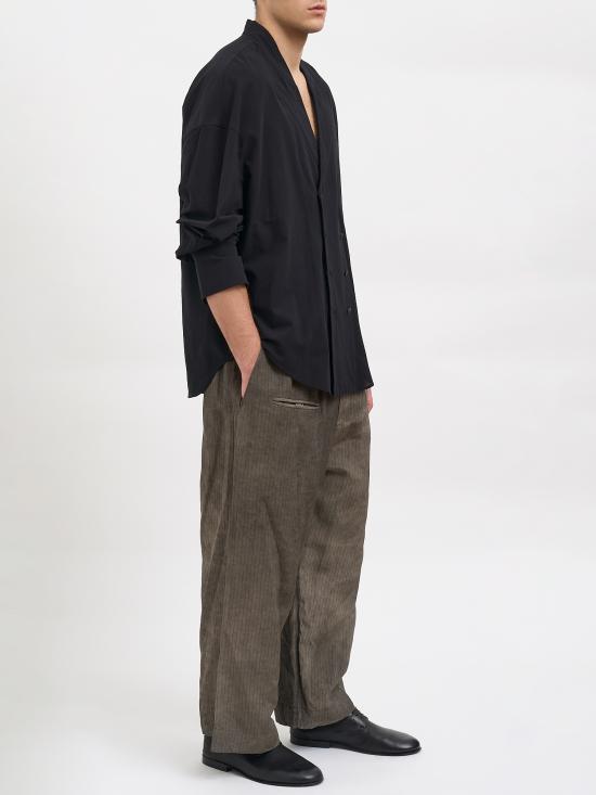 26SS 지기 첸 긴팔 셔츠 N0M261073504 BLACK - ZIGGY CHEN