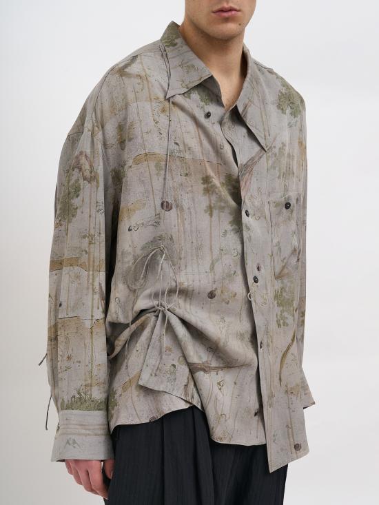 26SS 지기 첸 긴팔 셔츠 N0M261070752 GREY - ZIGGY CHEN