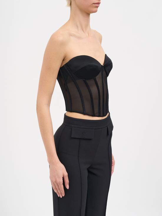 26SS 엘리자베타프랜치 민소매 티셔츠 NTO05162E2110 BLACK - ELISABETTA FRANCHI