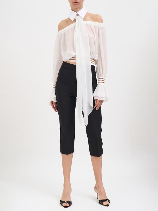 26SS 엘리자베타프랜치 블라우스 NCA13561E2X88 WHITE - ELISABETTA FRANCHI