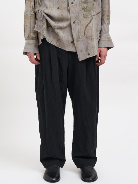 26SS 지기 첸 스트레이트 팬츠 N0M261050304 BLACK - ZIGGY CHEN