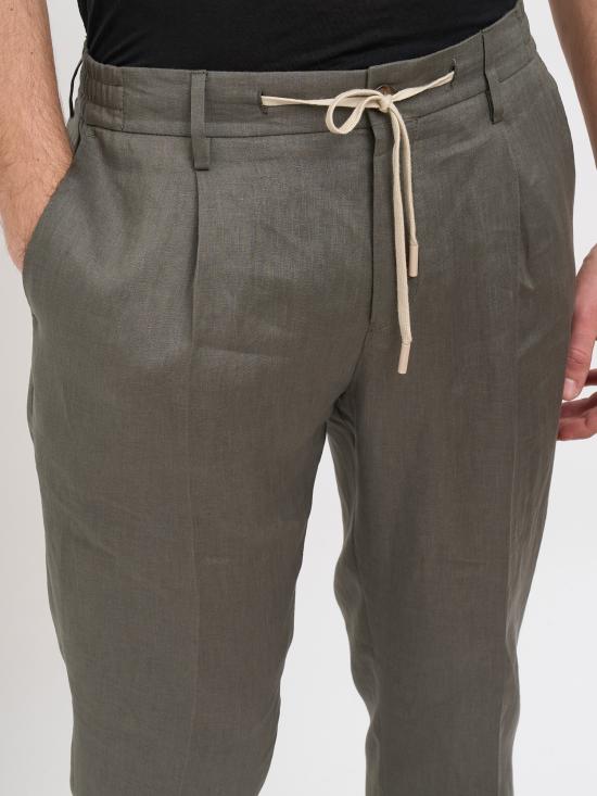 26SS 다니엘알렉산드리니 스트레이트 팬츠 NDUPL0002LI00094000 GREEN - DANIELE ALESSANDRINI