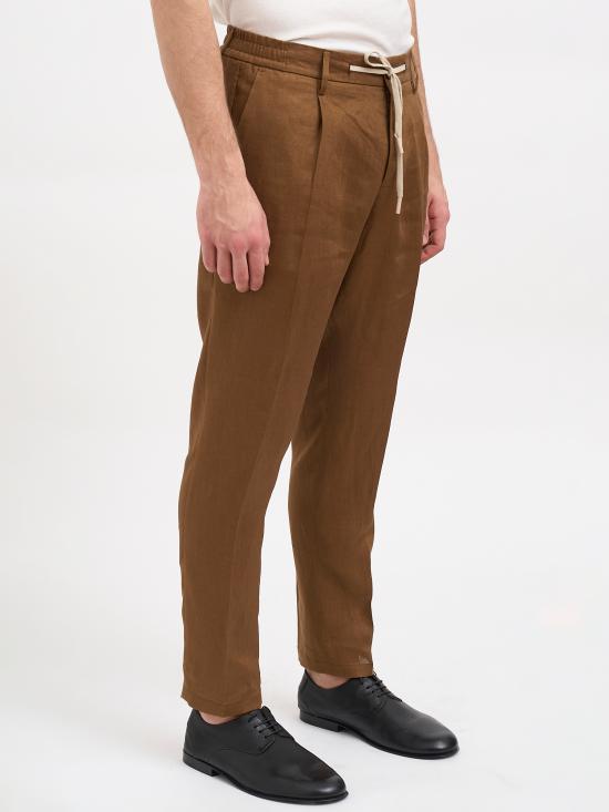 26SS 다니엘알렉산드리니 스트레이트 팬츠 NDUPL0002LI00092009 BROWN - DANIELE ALESSANDRINI