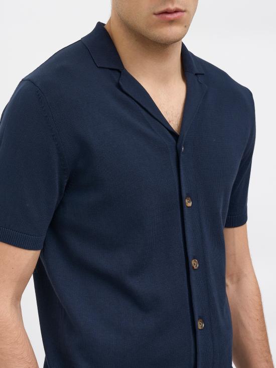 26SS 다니엘알렉산드리니 반팔 셔츠 NDUMC0017YCO00147000 BLUE - DANIELE ALESSANDRINI