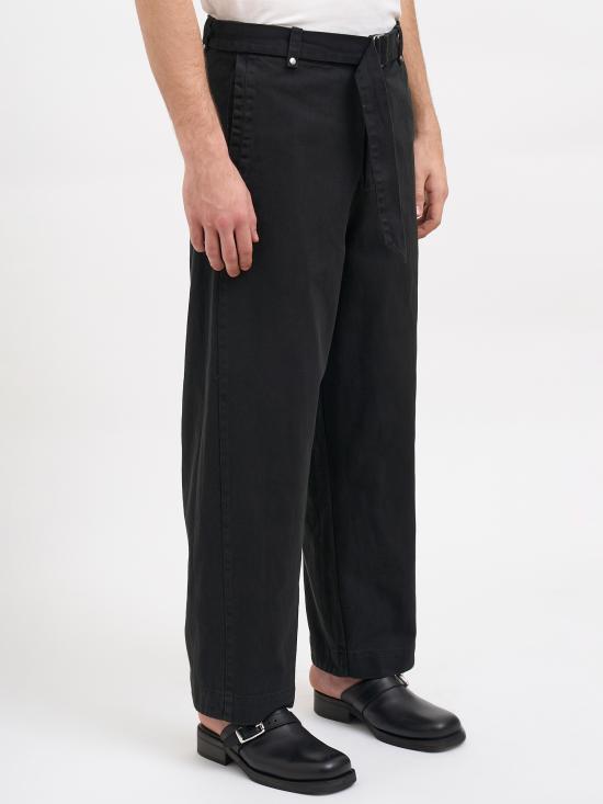 26SS 엔타이어 스튜디오 스트레이트 팬츠 NESSS26PA110126250 BLACK - ENTIRE STUDIOS