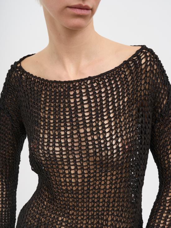 26SS 토탈리 오뜨 스웨터 N103NEROMARR BLACK - TOTALLY HAUTE