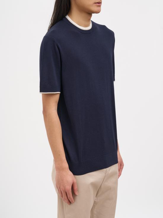 26SS 파올로페코라 스웨터 NA045F2006685 BLUE - PAOLO PECORA