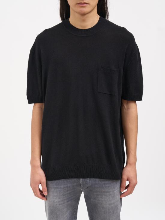 26SS 파올로페코라 스웨터 NA023F6009000 BLACK