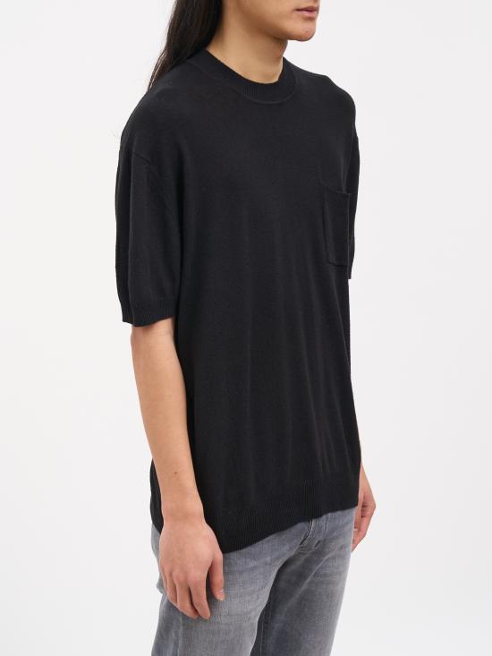 26SS 파올로페코라 스웨터 NA023F6009000 BLACK - PAOLO PECORA