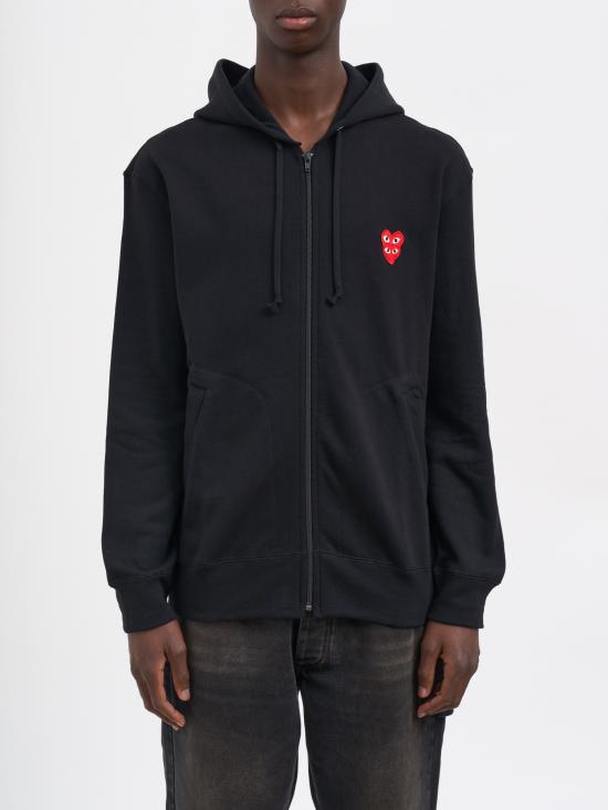  꼼데가르송 후드 티셔츠 LAXT294051 BLACK